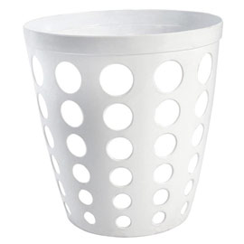 Gettacarte traforato bianco 12lt