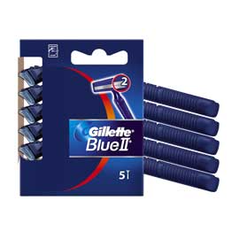 Gillette blue ii standard - kit 5 rasoi usagetta