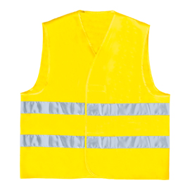 Gilet alta visibilita' giallo fluo tg. Xxl