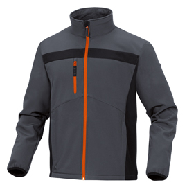 Giacca softshell lulea 2 tg. Xl grigio/arancio