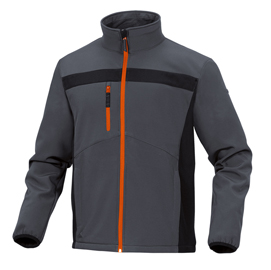 Giacca softshell lulea 2 tg. Xxl grigio/arancio