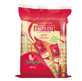 Grissini fagolosi gusto classico multipack 480gr