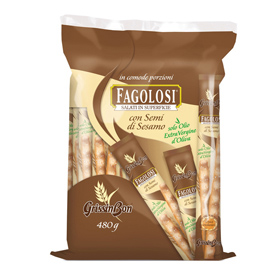 Grissini fagolosi gusto classico con sesamo multipack 480gr