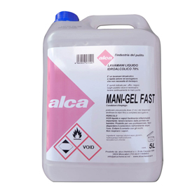 Gel fast igienizzante mani in tanica 5lt alca