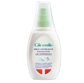 Glicemilla spray detergente igienizzante manisuperfici 75ml 85 alcool