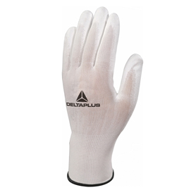 Guanti antistatico ve702pesd - poliestere / carbonio - tg. 08 - bianco - deltaplus