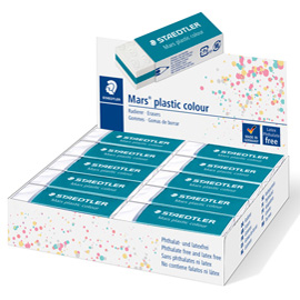 Gomma mars  plastic - turchese - staedtler
