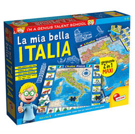 Geopuzzle ''la mia bella italia'' i'm a genius - lisciani