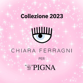 Gomma glitter chiara ferragni collezione 2023 - colori assortiti - pigna - conf. 3 pezzi