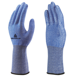 Guanti da lavoro venicutb00 flash - in maglia - taglia 08 - blu/bianco - deltaplus