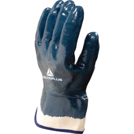 Guanti da lavoro pesante ni175 - nitrile - taglia 11 - blu - deltaplus