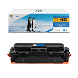 Gg - toner compatibile per hp color laserjet enterprise flow m681z/ m681dh/ m681f - ciano - 6.000 pag