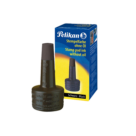 Inchiostro nero 4k s/olio 28ml x cuscinetti pelikan