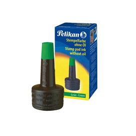 Inchiostro verde 4k s/olio 28ml x cuscinetti pelikan