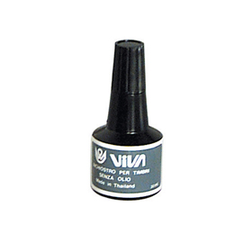 Inchiostro per cuscinetti a base d'acqua 30gr nero viva