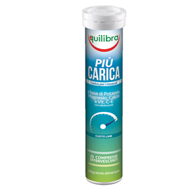 Integratore più carica - gusto lime - 20 compresse (90 gr cad.) - equilibra