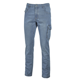 Jeans da lavoro jam - taglia m - blu chiaro - u-power