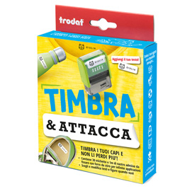 Kit timbraattacca - per stampa su tessuti/etichette - trodat