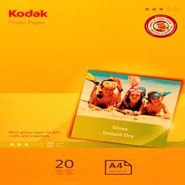 Kodak photo gloss 180gr a4 -20 fogli