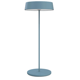 Lampada da tavolo 901 - c/aggancio magnetico - 10 x 30 cm - alluminio - blu - palmina