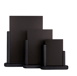 Lavagna da tavolo nero a4-27,5x32x7cm elegant securit