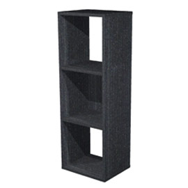 Libreria 3 caselle 35,9x29,2cm-h103,9cm nero venato - rainbow