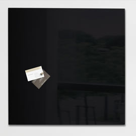 Lavagna magnetica in vetro 48x48cm nero artverum® sigel
