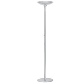Lampada led 22w grigio metal varialux da terra