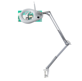 Lampada zoom led 6w con lente di ingrandimento unilux