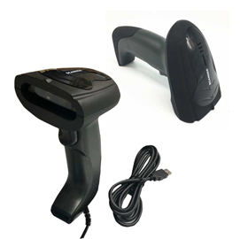 Lettore barcode 2d - nero con filo - ls-1200 titanium