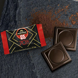 Lastrine nero fondente 51 perugina - busta 1kg