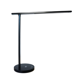 Lampada da tavolo diva led 8,2w nero unilux