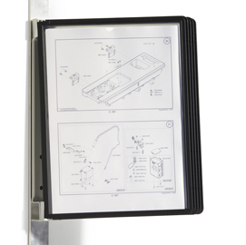Leggio vario magnet wall 5 pannelli durable