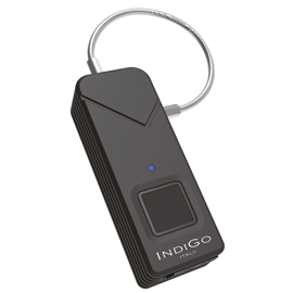 Lucchetto indico lock2 - con impronta digitale - mediacom
