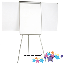 Lavagna portablocco 70x102cm c/bracci estens. Starline