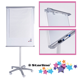 Lavagna portablocco mobile 70x100cm starline