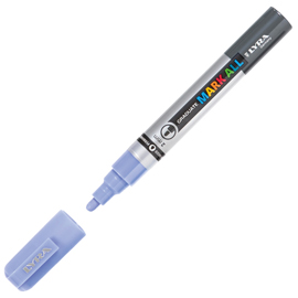Marcatore a base d'acqua graduate mark all  - punta tonda 2mm - indaco - lyra