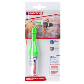 Marcatore a spruzzo per fori profondi edding 8870 verde fluo