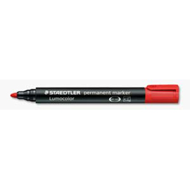Marcatore lumocolor permanent 352 nero p.tonda staedtler