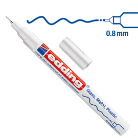 Marcatore edding 780 punta extra fine vernice bianco