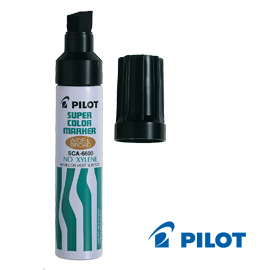 Marcatore super color permanent 6600 punta maxi nero pilot