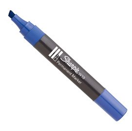 Marcatore permanente w10 blu p.scalpello sharpie
