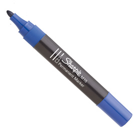 Marcatore permanente m15 blu p.tonda sharpie