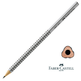 Matita grafite grip 2001 2b triangolare antiscivolo faber castell