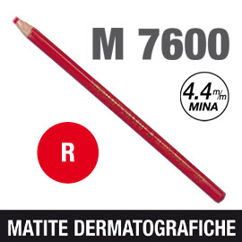 Matita dermotografica 7600 rosso uni mitsubishi