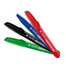 Marcatore tratto redimark rosso p.scalpello