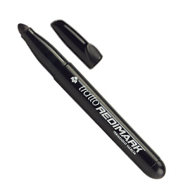 Marcatore tratto redimark nero p.tonda