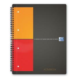 Maxi spiralato 240x297mm 5mm 80gr 80fg activebook international oxford