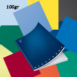 Maxiquaderno a4 36fg+2 100gr 1rigo c/marg monocromo 100
