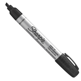Marcatore permanente small metal nero p.scalpello sharpie